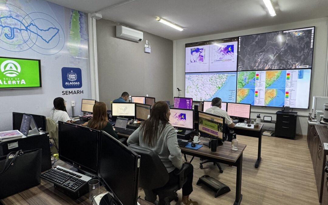 Instabilidade traz chuva para o litoral de Alagoas e pode provocar trovoadas no Sertão