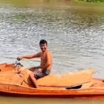 Carpinteiro do Pará cria ‘jet ski’ de madeira, unindo tradição amazônica e design moderno
