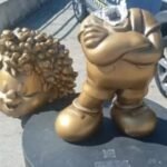 Estátua de Milena, 1ª protagonista negra da Turma da Mônica, tem cabeça arrancada em SP