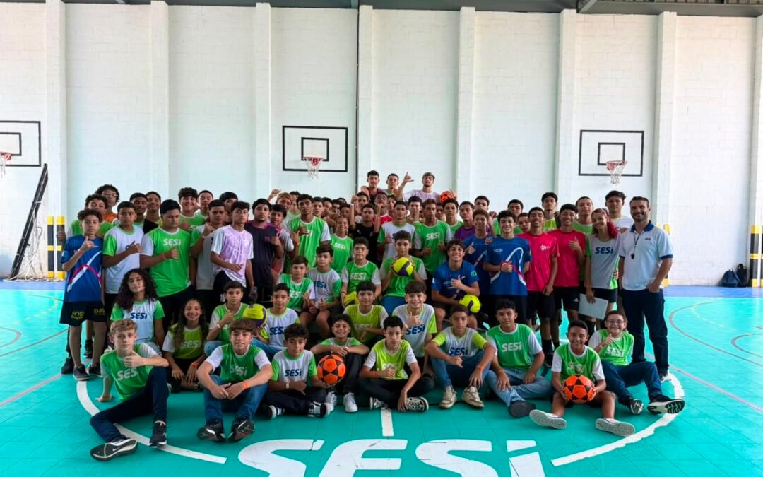 Esporte fortalece aprendizado e integração entre estudantes nas escolas do SESI-AL