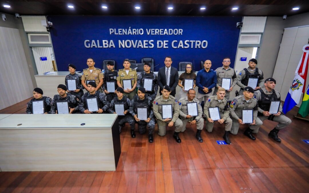 Câmara de Maceió reconhece trabalho de integrantes da PM em homenagem no Dia do Soldado
