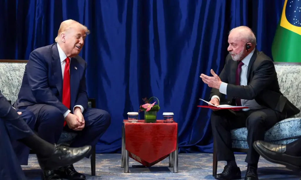 Lula e Trump conversam sobre comércio, crime organizado e conflitos internacionais