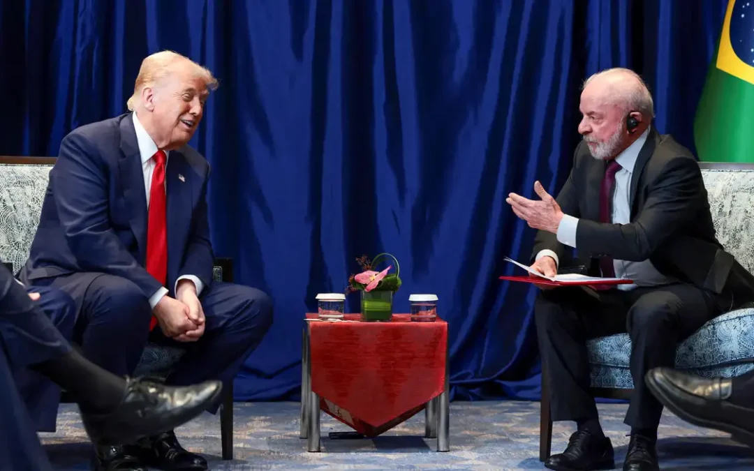 Lula e Trump conversam sobre comércio, crime organizado e conflitos internacionais