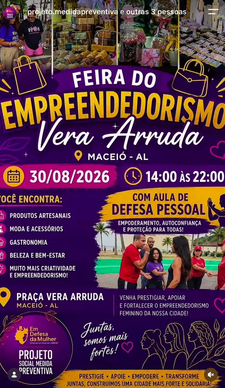 Feira no Vera Arruda reúne 40 mulheres empreendedoras atendidas pelo projeto Medida Preventiva