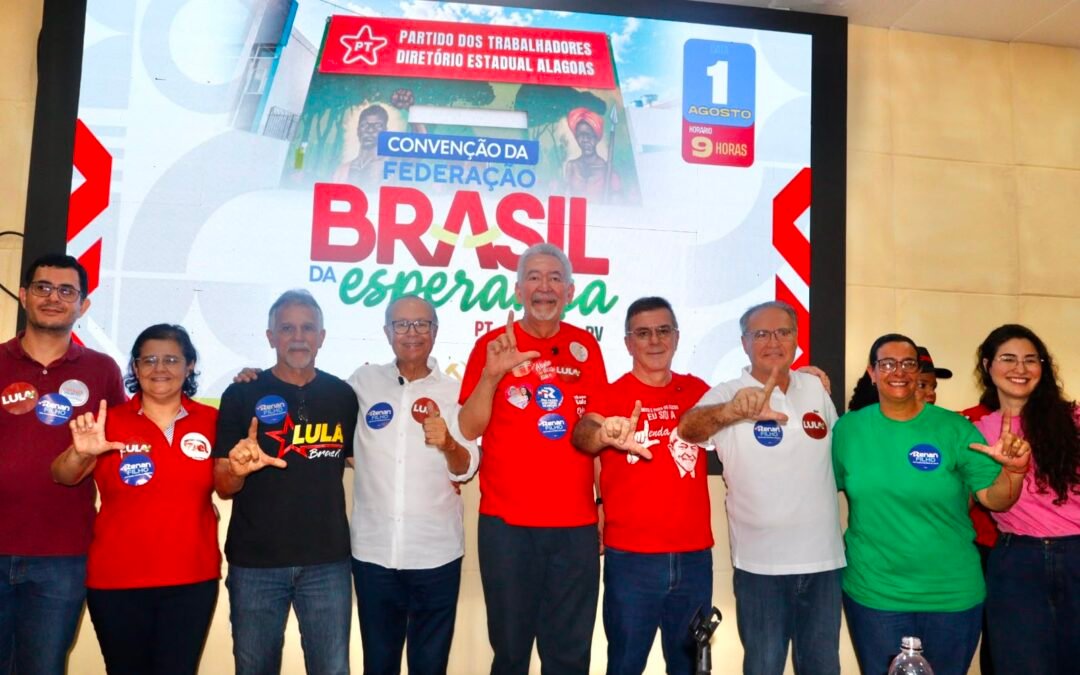 Federação Brasil da Esperança reúne militância em convenção na sede do PT em Alagoas