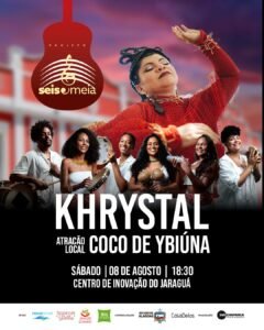 Projeto Seis & Meia traz show de Khrystal neste final de semana.