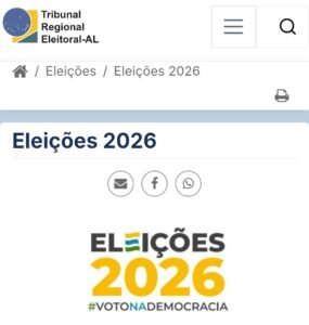 TRE de Alagoas lança cartilha com regras para propaganda eleitoral nas Eleições 2026