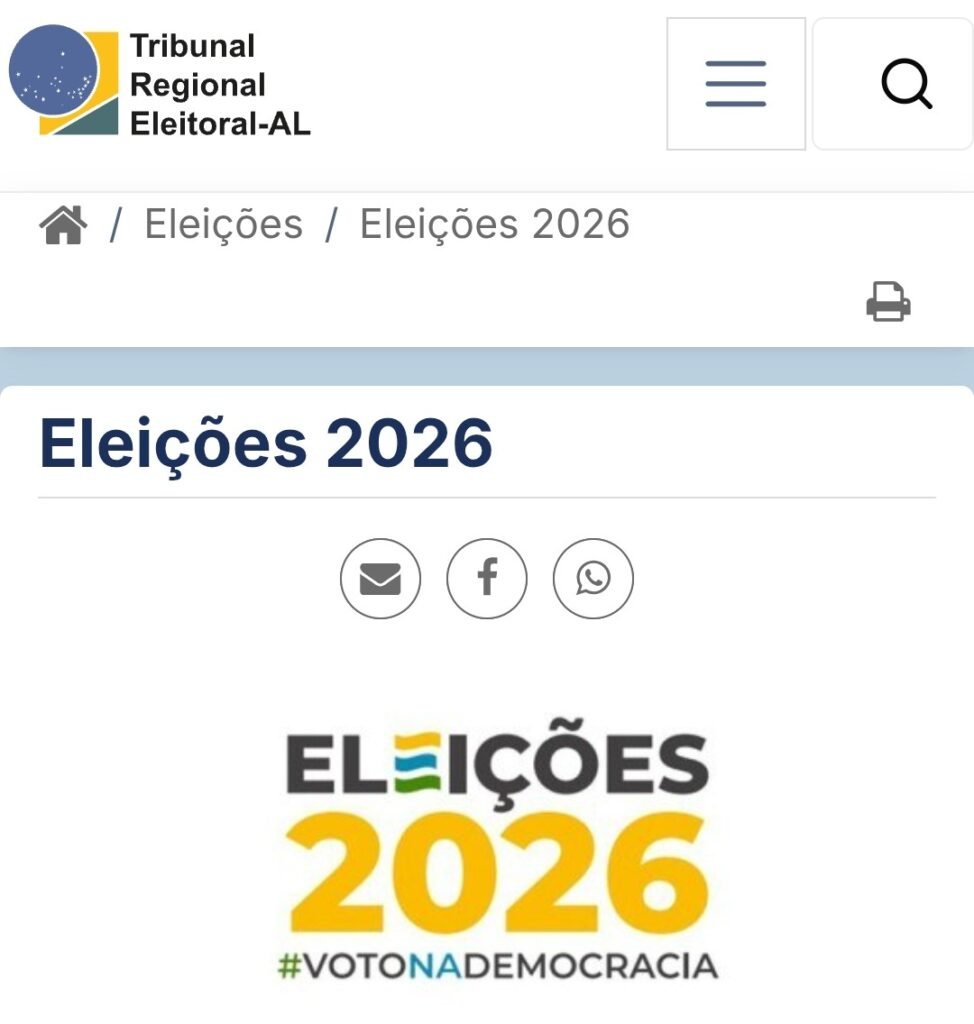 TRE de Alagoas lança cartilha com regras para propaganda eleitoral nas Eleições 2026