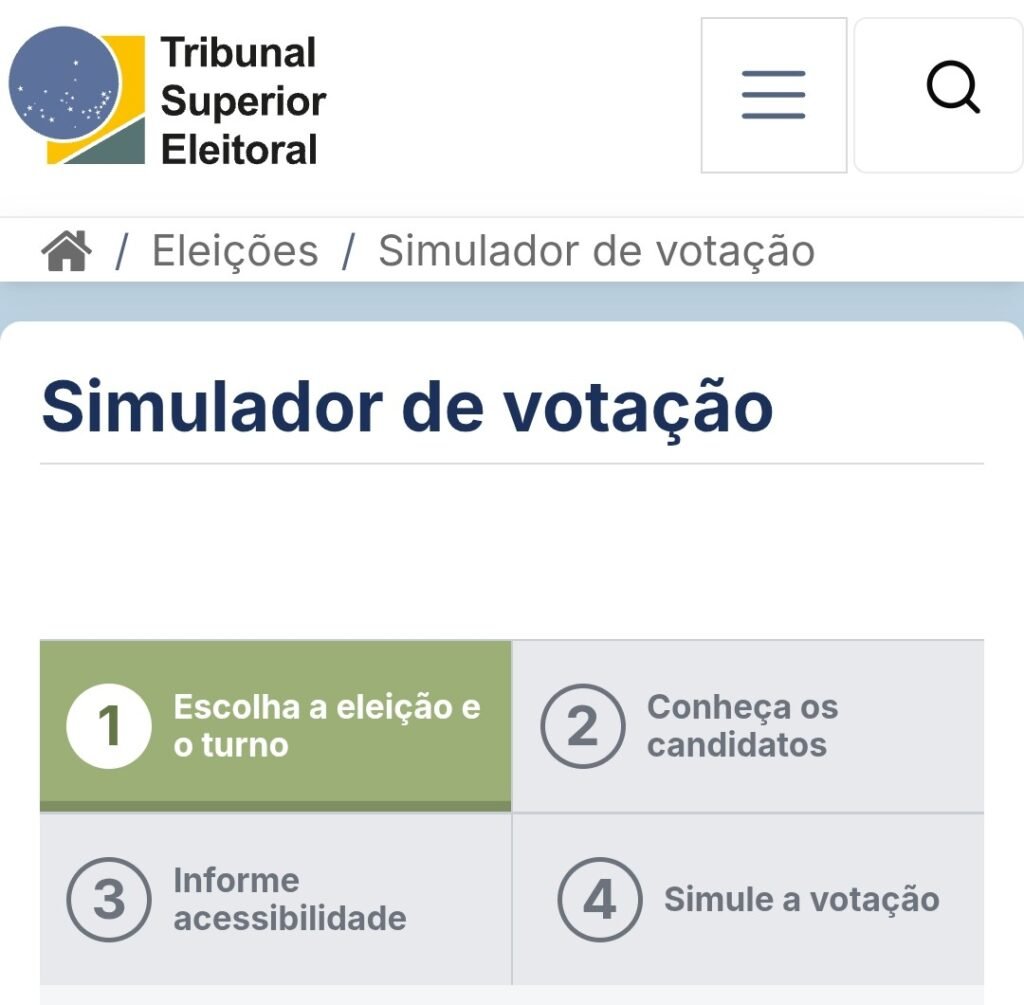Simulador do TSE permite que eleitor treine votação antes das eleições