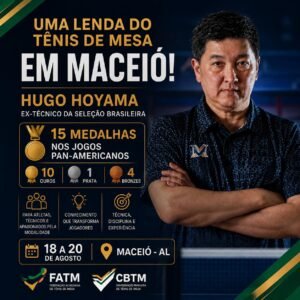 Copa Brasil transforma Maceió em palco do tênis de mesa nacional