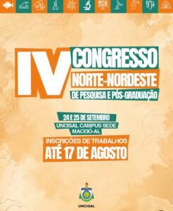 Uncisal promove congresso de pesquisa e pós-graduação com programação científica em Maceió
