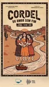 “Cordel do Amor Sem Fim” estreia em Maceió com poesia, música e tradição nordestina