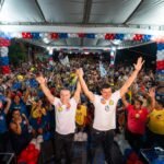 Rui Palmeira lança campanha no Benedito Bentes ao lado de Renan Filho e Renan Calheiros