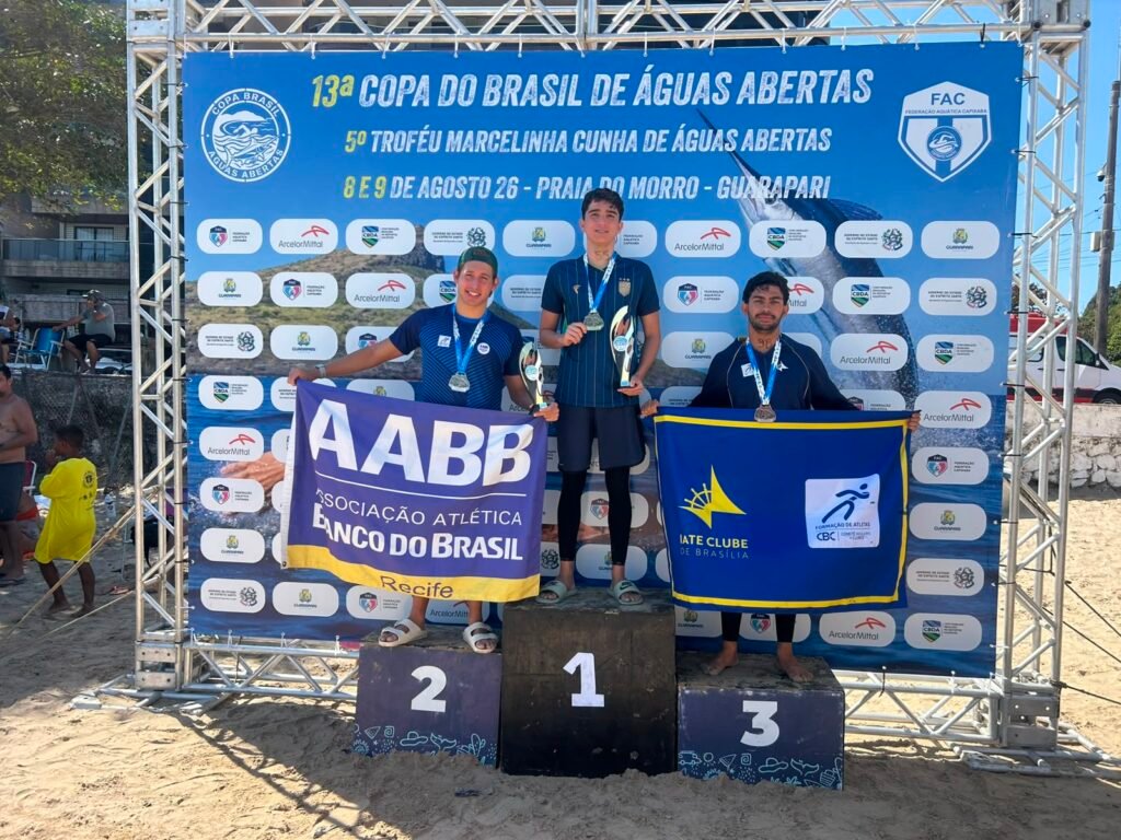 Natação: Felipe Knowles leva Alagoas ao topo do pódio nacional em etapa da Copa Brasil