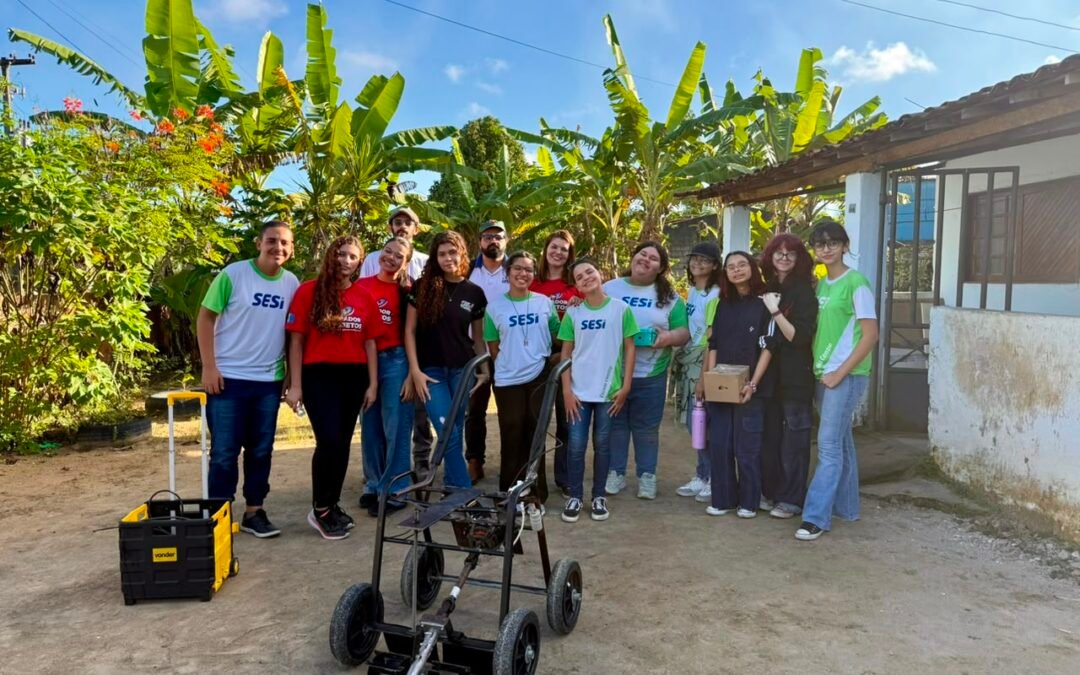 Estudantes do SESI levam projeto de tecnologia assistiva para teste em campo