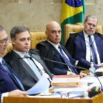 STF empata em 4 a 4 sobre juntar casos de Moraes e Mendonça após tensão no plenário
