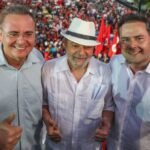 Renan Filho critica ações contra jornalistas em ato com Lula em Maceió