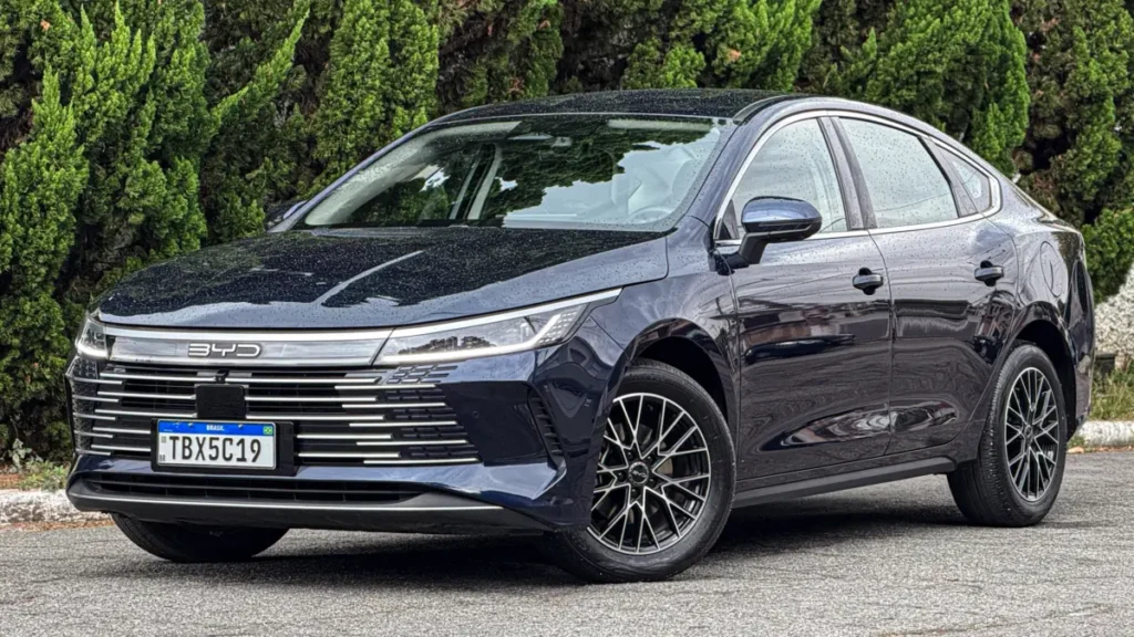 BYD ultrapassa Chevrolet e assume 3º lugar nas vendas de carros no Brasil