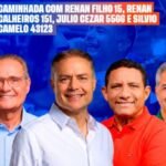 Renan Filho faz caminhada em Palmeira nesta sexta-feira (4)