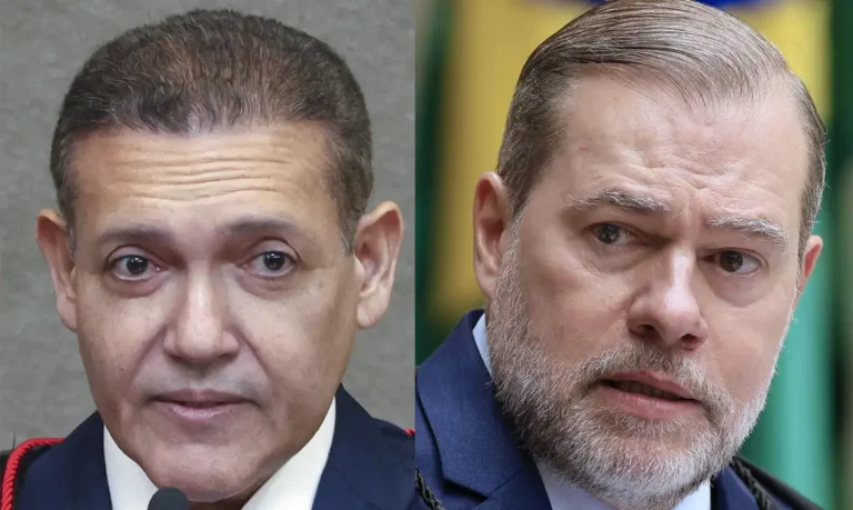 Nunes Marques e Toffoli deixam julgamento sobre Moraes e Vorcaro no STF
