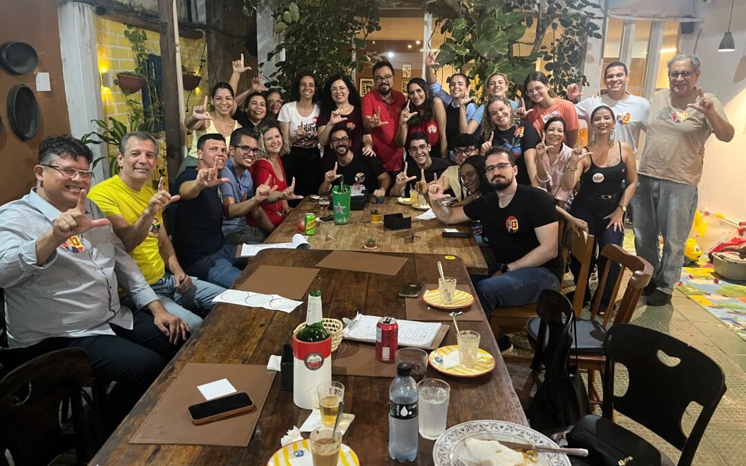 Jornalistas de Alagoas realizam ato em apoio ao presidente Lula