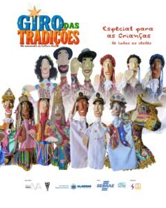 Espetáculo gratuito de mamulengos celebra cultura popular alagoana em Maceió