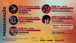Cia do Chapéu promove espetáculos gratuitos em outubro com artistas de Maceió e do interior
