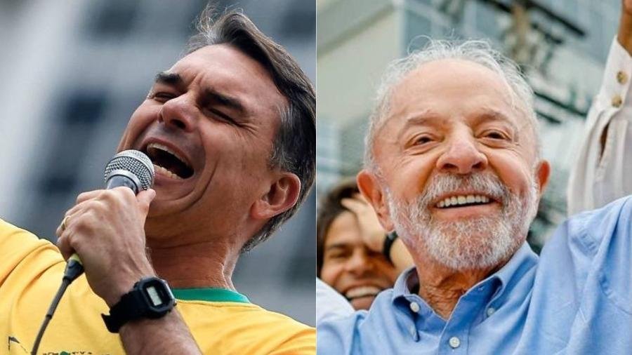 candidatos-a-presidencia-flavio-bolsonaro-pl-e-lula-pt-em-ato-de-campanha-1792171430431_v2_900x506