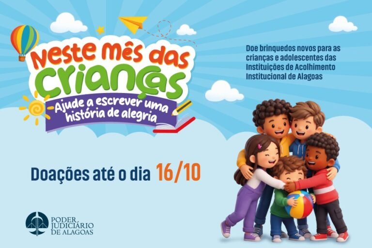 Campanha do TJAL para doação de brinquedos segue até esta sexta (16)